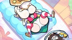 holly_(plucknix), peggy_(plucknix), plucknix, 2girls, ass