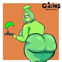 green_(deltarune), deltarune, deltarune_chapter_5, g.lins, ass_in_dress