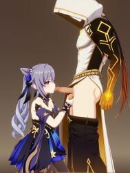keqing_(genshin_impact), keqing_(opulent_splendor)_(genshin_impact), rex_lapis_(genshin_impact), zhongli_(genshin_impact), genshin_impact