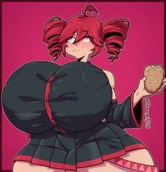 kasane_teto, utau, orange_thejuice, 1girls, ahoge