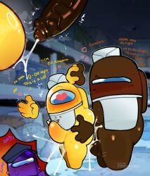 brown_(among_us), yellow_(among_us), among_us, among_us_(series), toxybabu