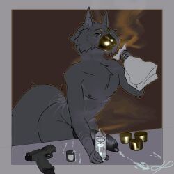 hazed01, animal_genitalia, animal_penis, breath, canid