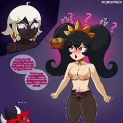 ashley_(warioware), king_kirsch_(midnightundying), oc, original_character, red_(warioware)