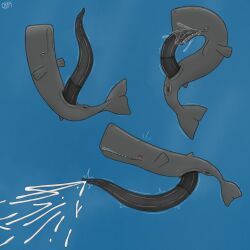 animal_genitalia, anus, aquatic, autofellatio, big_anus