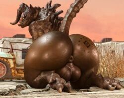 deathclaw, enclaw_(willie_piv), fallout, microsoft, willie_piv