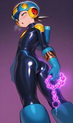 megaman.exe, mega_man_battle_network, anal_beads, ass, back