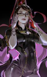 bayonetta_(character), bayonetta, bayonetta_(series), adjusting_eyewear, bayonetta_1