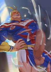 all_might, toshinori_yagi, my_hero_academia, 1boy, bara