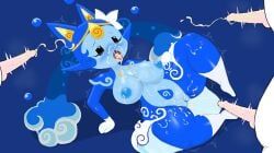 master_a_(the_battle_cats), mizuririn, mizuririn_(the_battle_cats), elemental_pixies, the_battle_cats
