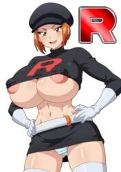 team_rocket, team_rocket_grunt_(female), pokemon, hitokiwa_kenchin, 1girls