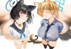 kanna_(blue_archive), kikyou_(blue_archive), blue_archive, yonezu_(yonezu13), animal_ears