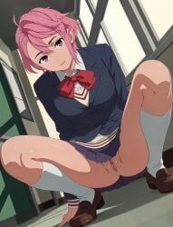 shiratori_aira_(dandadan), dandadan, morikoi, 1girl, anus