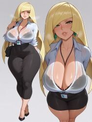 lusamine_(pokemon), nintendo, pokemon, leaguewaifus, 1girls