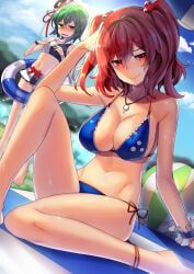 eiki_shiki, komachi_onozuka, touhou, scottie_(phantom2), 2girls