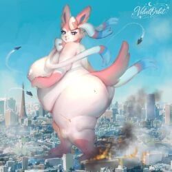 eeveelution, generation_6_pokemon, pokemon_(species), sylveon, nintendo