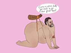 david_harbour, kittyx3meow, bara, bikini, bottom_dad