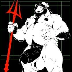 asgore_dreemurr, undertale_(series), saiterfroha, 1anthro, 1boy