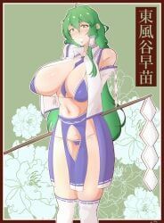 sanae_kochiya, touhou, cmerc112, 1girl, 1girls
