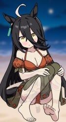 manhattan_cafe_(umamusume), halloween, umamusume, indexednilvalue, bikini