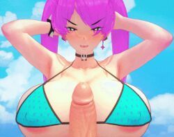 bunny_hero_works_part-time, bunify, 1boy, 1girls, big_breasts