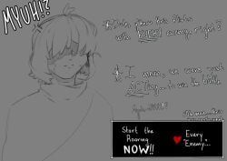 kris_(deltarune), deltarune, ebony-tea, androgynous, conversation