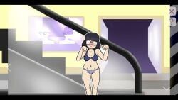arcanepengi, arcaneplaza, asian_female, beaver, black_hair