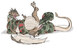 the_guron, bite, blood, claws, cloaca