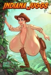 indiana_jones_(cosplay), hexamous, hexcomics, 1girls, adventurer