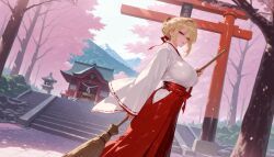 evelyn_chevalier, zenless_zone_zero, balecxi, 1girls, bamboo_broom