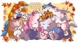 holidays, thanksgiving, chibineco, 3_toes, 4_fingers