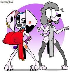 da_vinci_(101_dalmatians), fifi_(somemf), 101_dalmatian_street, 101_dalmatians, disney
