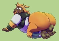 bellum_(zenless_zone_zero), mihoyo, zenless_zone_zero, anthro, anus