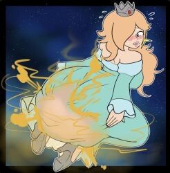 princess_rosalina, rosalina_(mario), fart, fart_fetish, farting