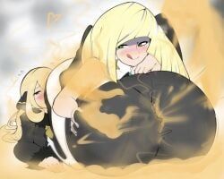 cynthia_(pokemon), lusamine_(pokemon), moonsobsessions, fart, fart_cloud