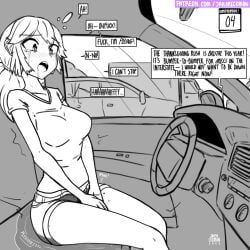 original_character, original, jailor_eckman, 1girls, car_interior