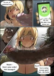 natsumi_(natedecock), kunaboto, secret_comics, ass_grab, big_breasts