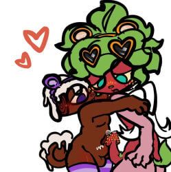 cosmo_(dandy's_world), sprout_(dandy's_world), blushcrunch_studio, dandy's_world, anthro