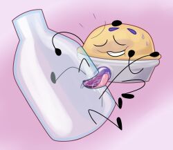 bottle_(bfdi), pie_(bfdi), battle_for_dream_island, battle_for_dream_island_again, bfb