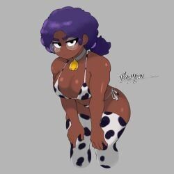 rosa_(brawl_stars), brawl_stars, daxywt, 1girls, big_breasts