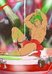 roronoa_zoro, one_piece, reito_raichi, 6+boys, abs