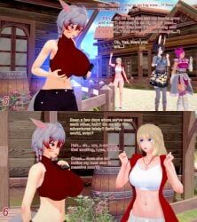 helisent_woode, lyse_hext, miqo'te, oc, original_character