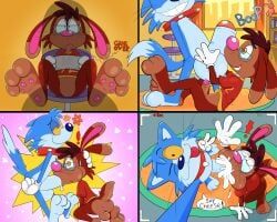 roderick_(tamerkoh), 3_toes, 4_fingers, anthro, balls