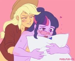 applejack_(mlp), twilight_sparkle_(mlp), clip_studio_paint, equestria_girls, friendship_is_magic
