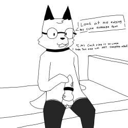 roddy_(foxfreeguy), foxfreeguy, accessory, anthro, balls