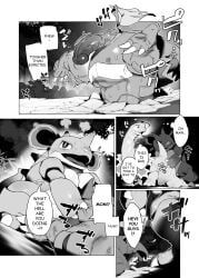 feraligatr, generation_1_pokemon, generation_2_pokemon, golduck, meganium