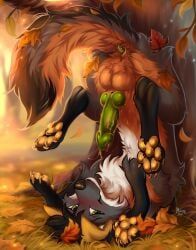 fin_the_fox, mohitopaw, 4_toes, animal_genitalia, animal_penis