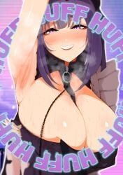 kitagawa_marin, meltybells, 1girl, arm_under_breasts, armpit