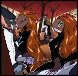 apollo_(w4g4), lenyavok, 5_fingers, anthro, anthro_on_anthro
