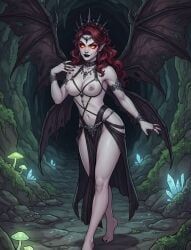 oc, original_character, original, 1girl, areolae