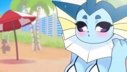 eevee, pokemon_(species), sylveon, vaporeon, 1girls